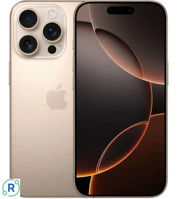Apple Unlocked iPhone 16 Pro 512GB / Desert Titanium / Grade A + Mobile Phone